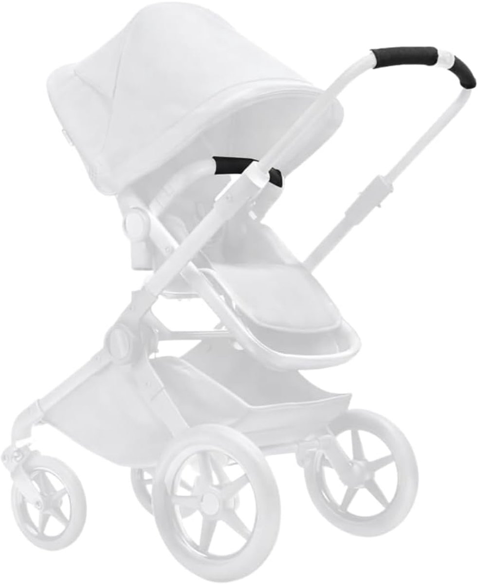 SnelShoppen - Synthetic Leather Covers Pack voor Handvat en Draaghandvat Geschikt voor Bugaboo BEE 6, FOX 2 & 3 - 2 Stuks - Anti-Scratch, Anti-UV, Per