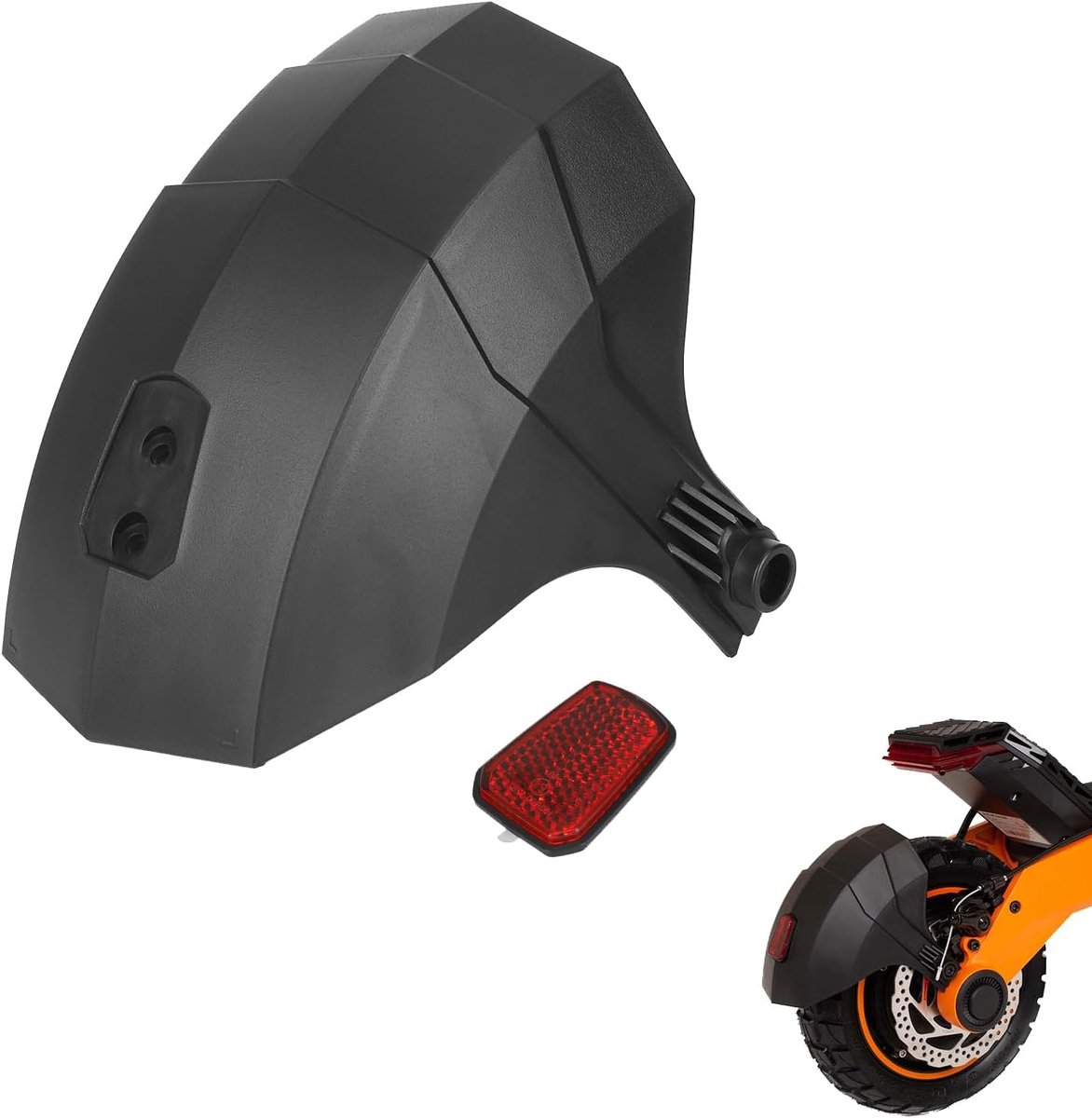 SnelShoppen - Achterspatbord voor Elektrische Scooter Kukirin G3 G4 - Hoogwaardige ABS Vervangingsonderdelen - Eenvoudig te Installeren - Duurzaam en