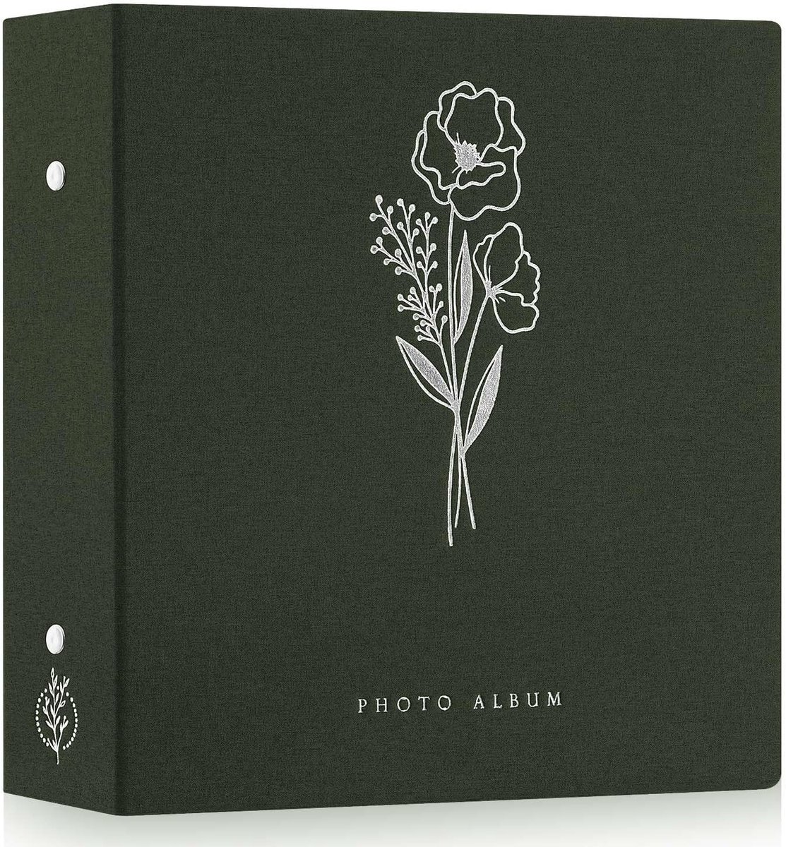 SnelShoppen - Fotoalbum 6x4 voor 600 Foto's, Instapvakjes voor 10x15 cm, Linnen Omslag, Groen, Perfect voor Herinneringen, Feesten, Vakanties, en Spec