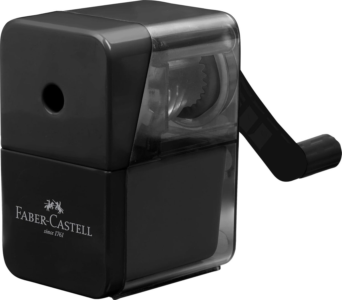Thijox - Puntenslijper met Slinger, Zwart - Slijpmachine met Hoogwaardig Slijpblad voor Efficiënt en Comfortabel Slijpen van Potloden en Pennen, Perfe
