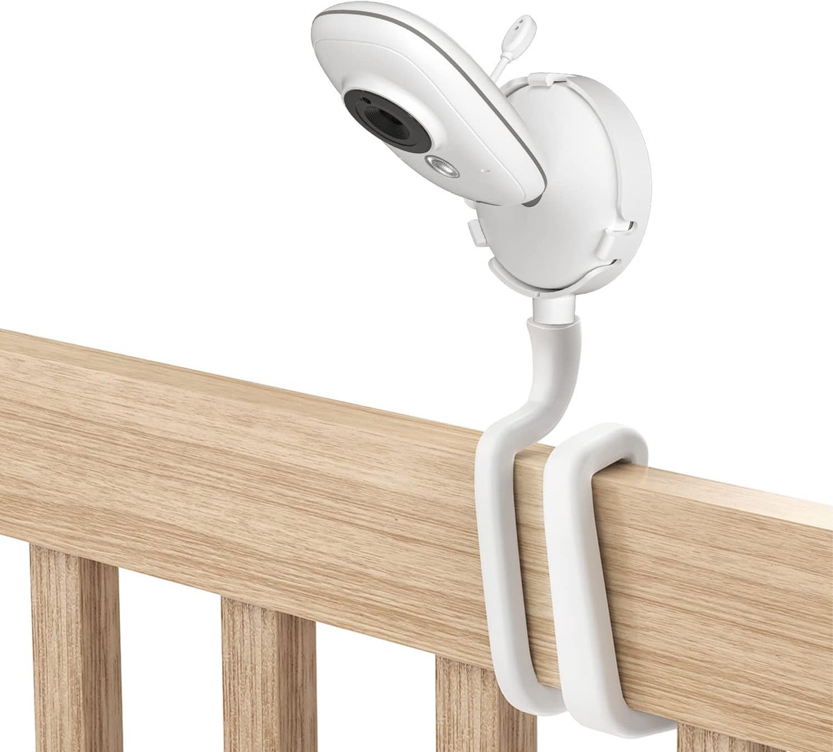 SnelShoppen - Houder voor Babyfoon en Babycamera, Flexibele Klemhouder voor GHB, TakTark, Lullaby en Compatibele Modellen, Stevig en Veilig, Ideaal vo