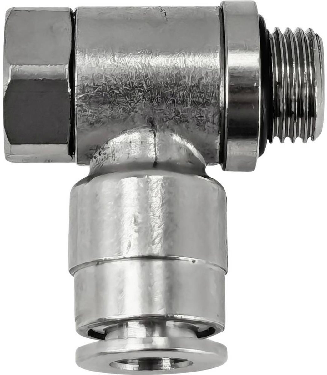 TRU COMPONENTS Haakse koppeling TC-14205596 MPH-G 8-03 Buis-Ø: 8 mm Afm. schroefdraad: G3/8 1 stuk(s)