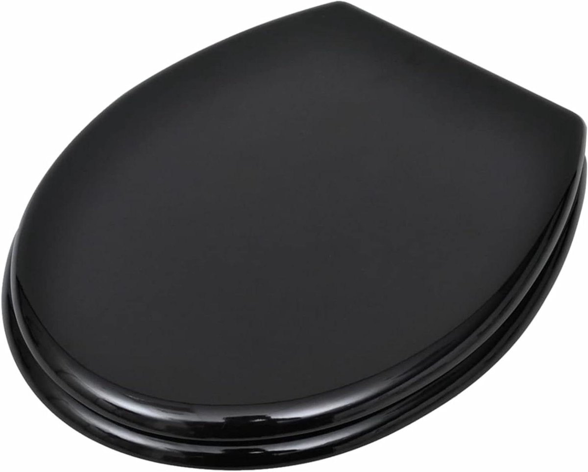 Toiletbril Deksel - WC Bril - Badkamer Upgrade - Universele Pasvorm - 2 Stuks - Zwart