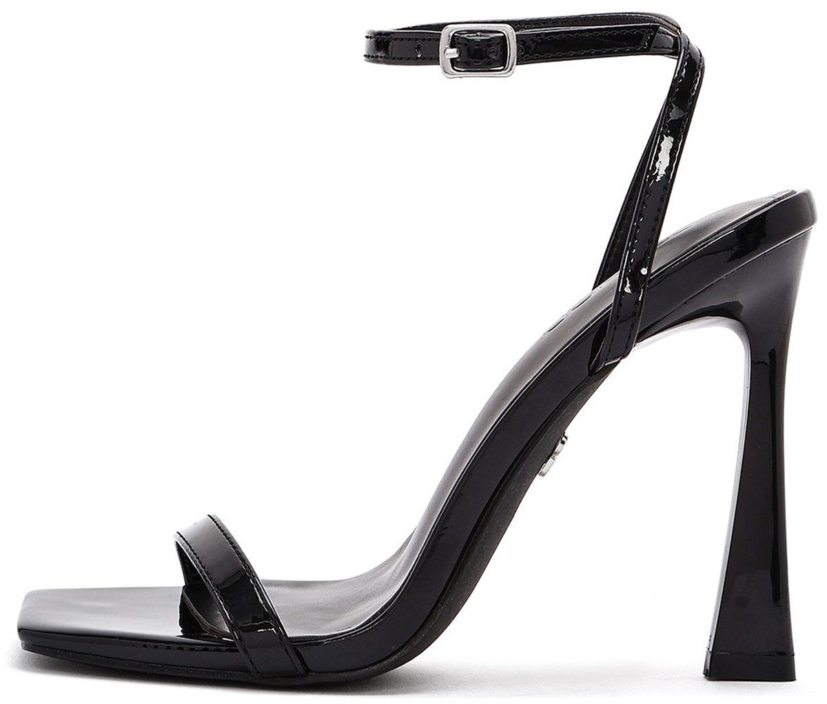 DERIMOD Sandalen Met Hoge Hak Imitation Leren High Heel Sandalen