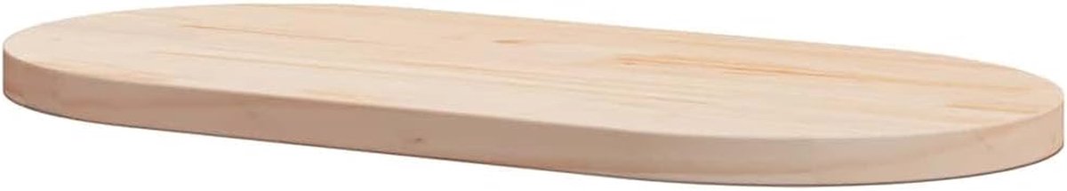 Tafelblad Massief Hout - Werkblad Plaat - Bureau Opknappen - Onbehandeld Grenenhout - 80 x 40 cm - Naturel