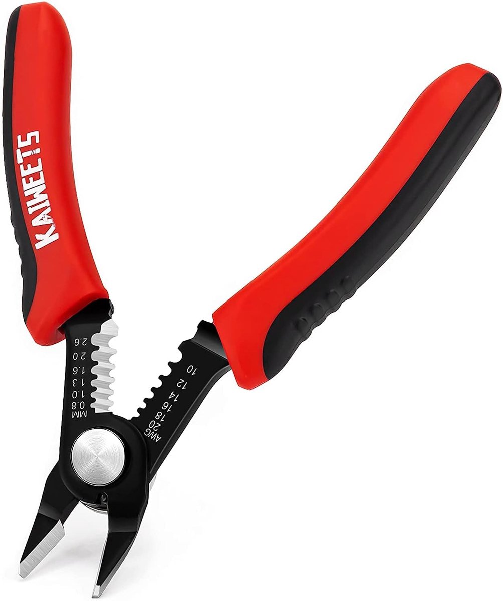 SnelShoppen - 2-in-1 Multitool Stripper Pliers, Diagonaal en Precisie Cutter, Multifunctionele Knip- en Striptang voor Draad 10-20 AWG, Hoogwaardige S