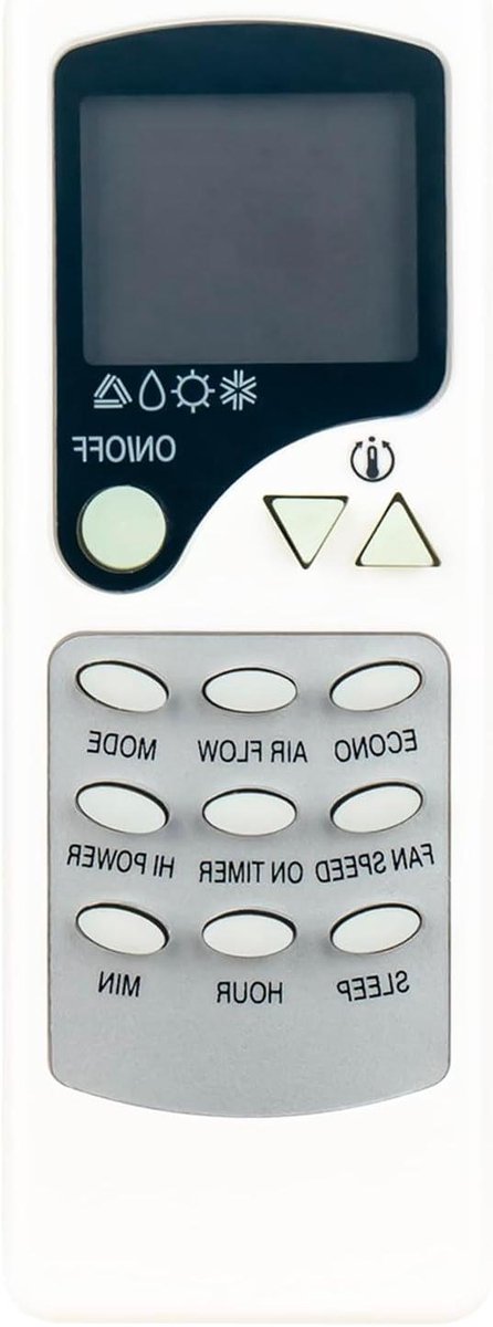 Airco Afstandsbediening - Vervangende Bediening - Airco Bediening - Eenvoudig in Gebruik - 17 x 5 x 1 cm - Zwart