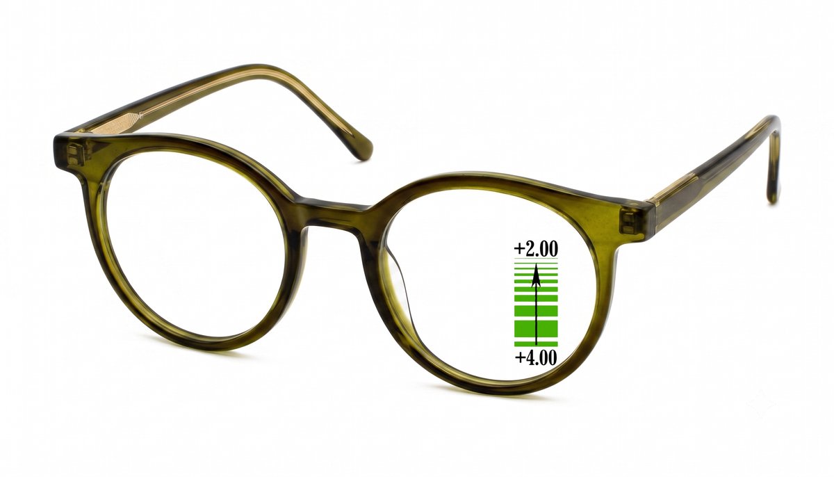 Leesbril-Vista-Bonita-CLASSIC Multifocaal-+4.00-Army Green
