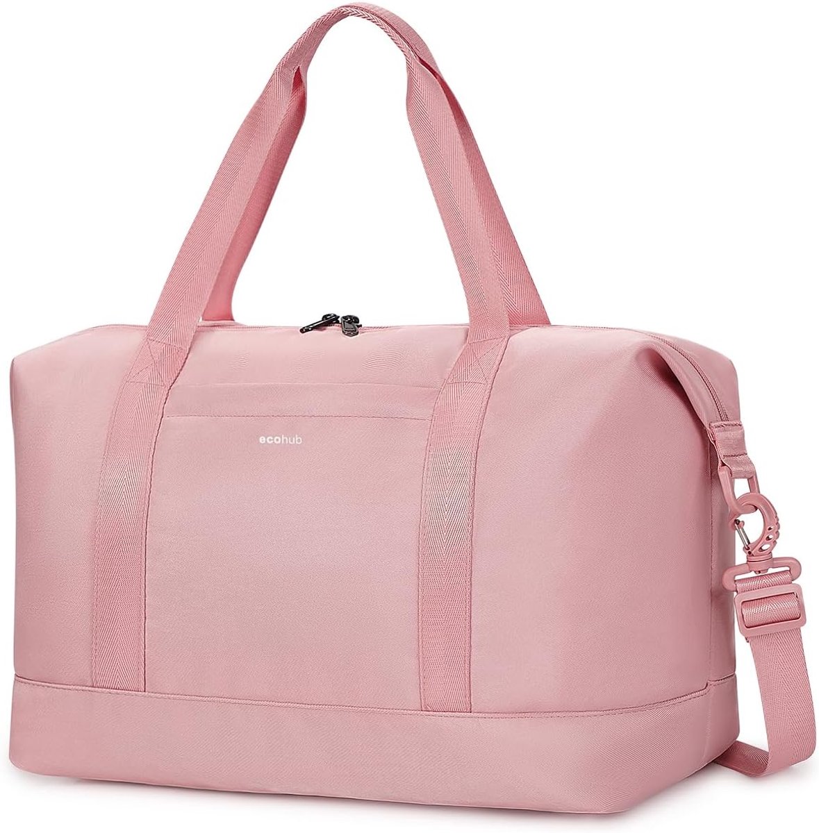 SnelShoppen - ECOHUB Handbagage Tas 40x30x20cm, 24L Opvouwbare Waterdichte Weekendtas, Lichtgewicht Sporttas van Gerecycled PET, Met Verwijderbare Nat