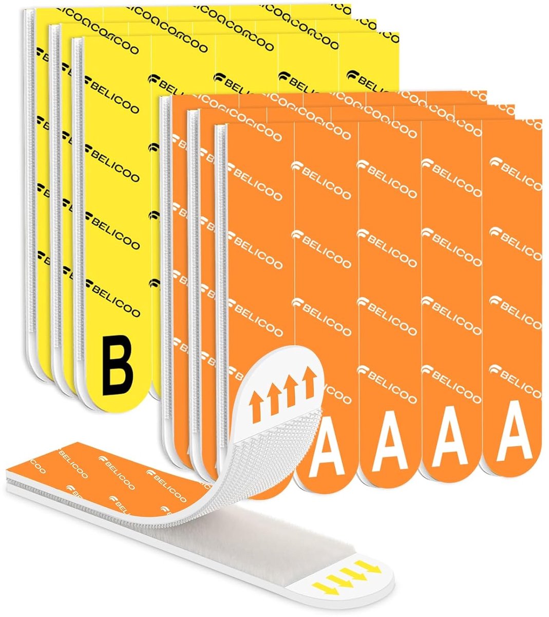 SnelShoppen - Grote foto-hangstrips, zwaar belastbaar, 30 paar (60 stroken), waterbestendige plakstrips, 100 x 20 mm, schadevrije fotolijststickers vo