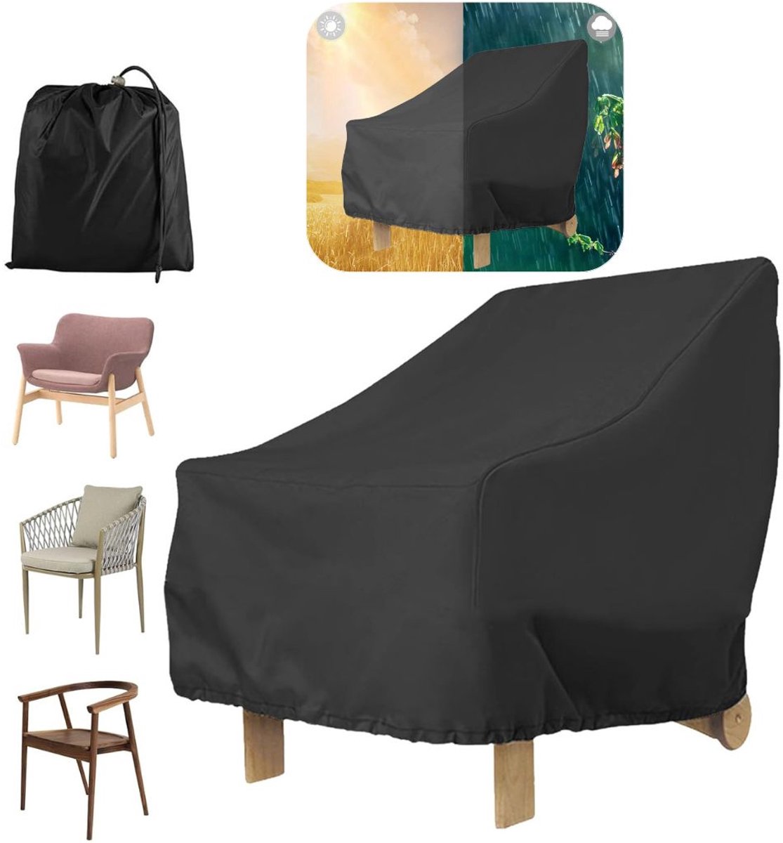 CLGP® Stoelhoes Tuin - Beschermhoes Terrasstoel - Meubels Beschermen