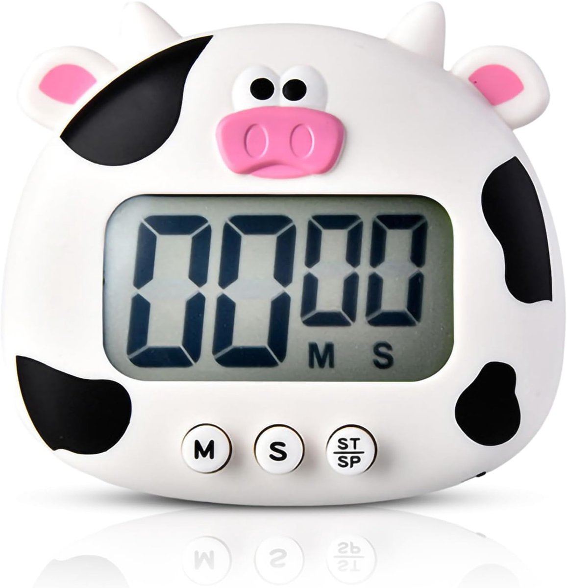 SnelShoppen - Schattige Cartoon Dieren Digitale Keuken Timer, Countdown Timer met LCD Display en Magnetische Bevestiging voor Koken, Bakken en Kindere