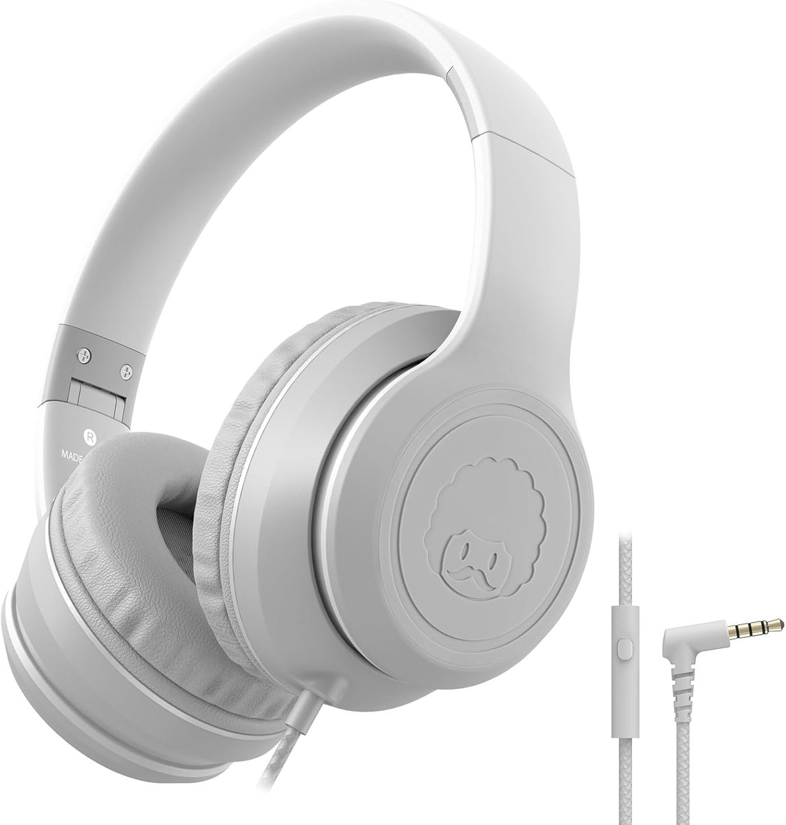 SnelShoppen - Kids Headphones voor Kinderen, Bedrade Hoofdtelefoon met Microfoon, 3.5mm Jack, Vouwbaar en Verstelbaar Hoofdband, Over-Ear Hoofdtelefoo