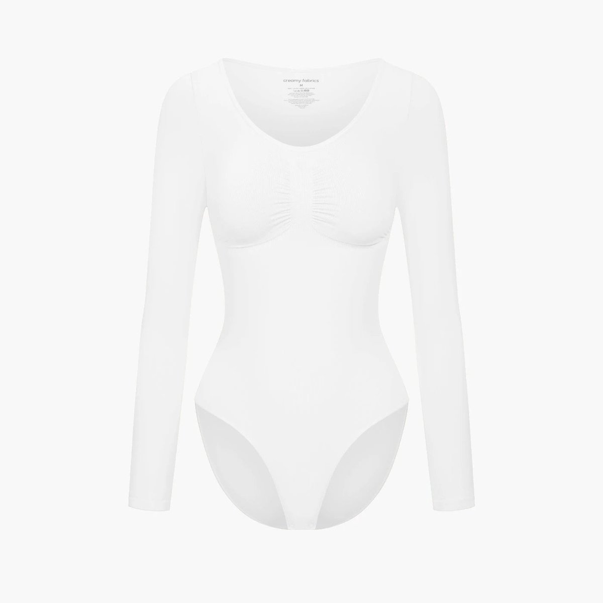 cfab by creamy fabrics Creamy Fabrics - Bodysuit Sculpting Shapewear Lange Mouwen - Ademend - Anti-Zweet - Ultra Zacht - Maximaal Comfort - Sculptend - Ideaal Voor Een