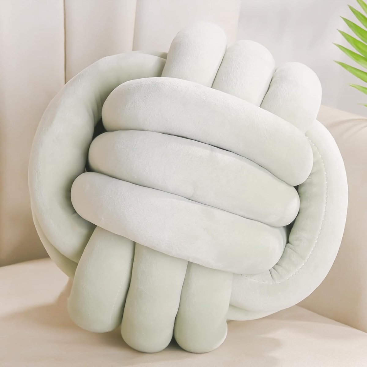 SnelShoppen - Button Kussen Decoratief Kussen Groen Aesthetic Sofa Kussen Velvet Bed Decoratie Kussen Rond voor Kinderen Slaapkamer Cadeau 22 cm
