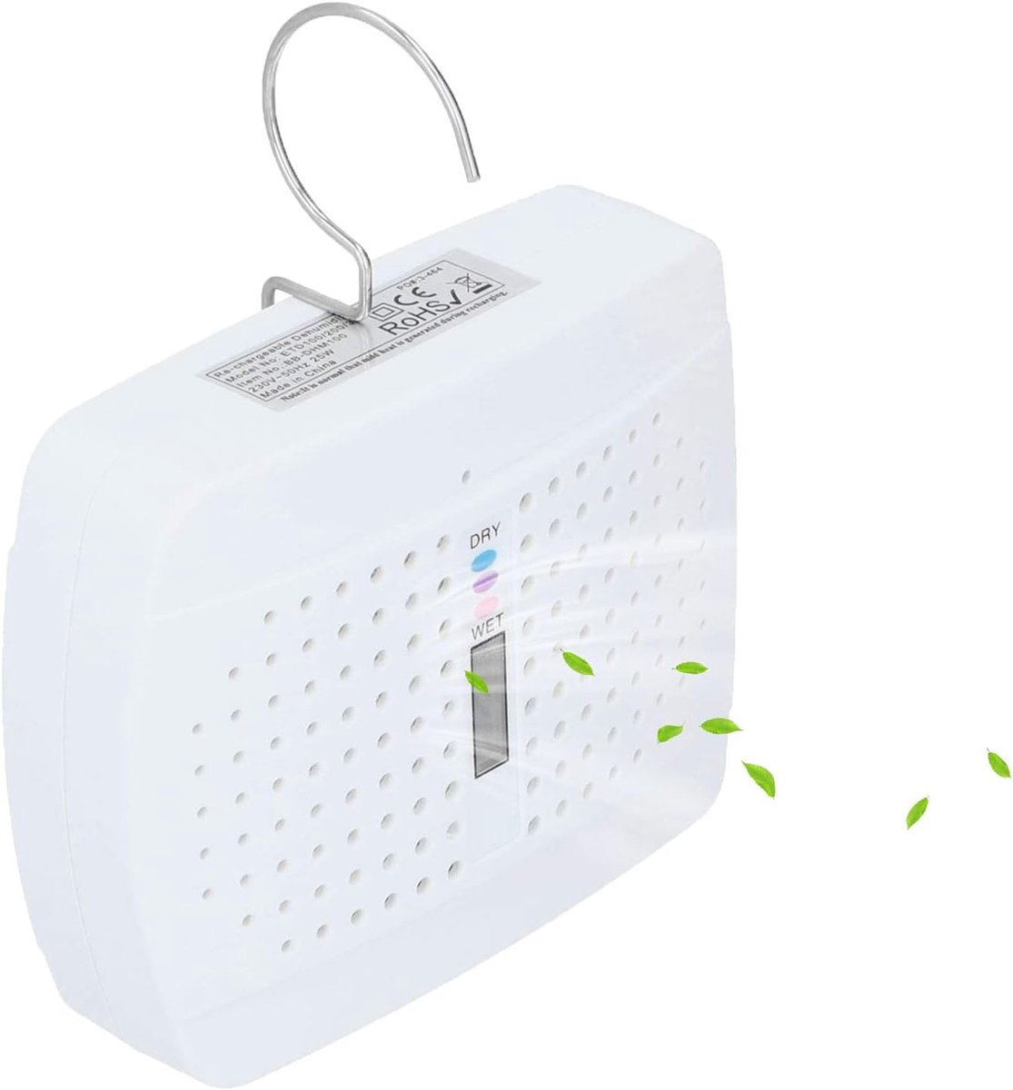 SnelShoppen - Mini Dehumidifier Herbruikbaar Geluidsloos Vochtvanger Automatische Bescherming Elektrische Luchtontvochtiger voor Slaapkamer Badkamer G
