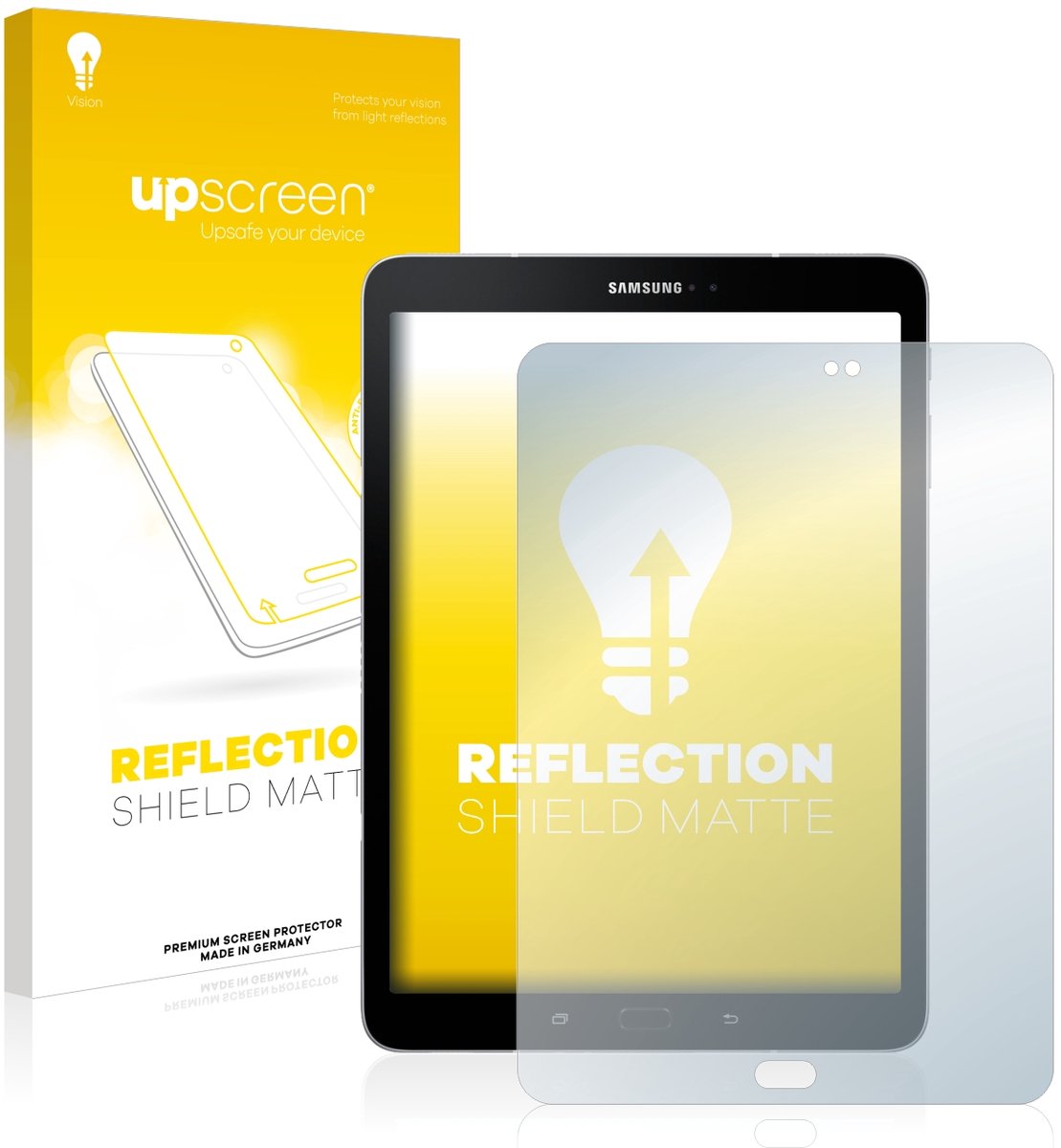 upscreen - Screenprotector voor Samsung Galaxy Tab S3 - Folie Beschermfolie anti glare matte