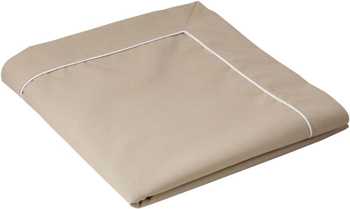 Tafelkleed Rechthoekig - Tafelbedekking Keuken - Bescherming Tafel - Waterdicht Polypropyleen - 155 x 140 cm - Beige