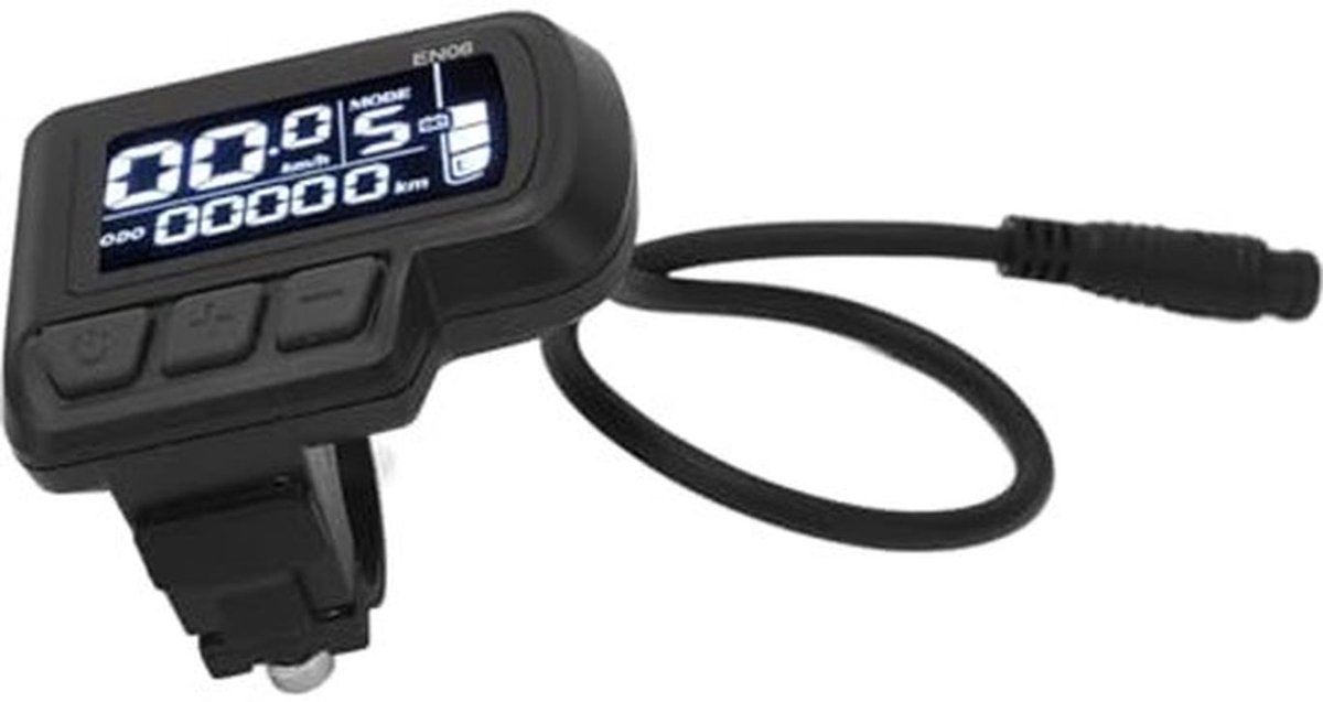 LCD-scherm met 6-pins draad 24-60V elektrisch paneel of 22,2 mm stuur elektrisch LCD-scherm LCD-scherm Displayor elektrisch