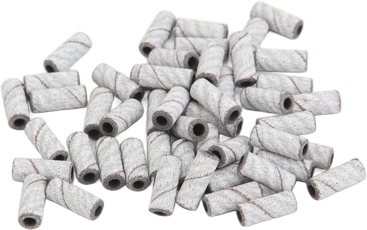 Nail Art Schuurbanden 240 Grit - 100 Stuks Manicure Polijstcaps voor Nagelverzorging en Vijlwerkzaamheden met Duurzaam Schuurmateriaal