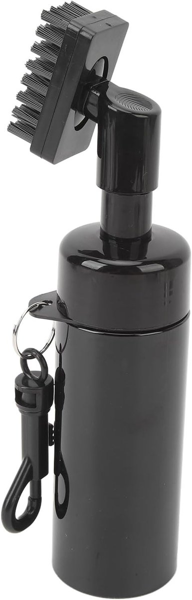 Waterbrush voor Golfclubs met Drukspuit - 160ML Verwijderbare Fles, Antislip Handvat en Nylon Borstels voor Groefreiniging en Onderhoud van Golfuitrusting