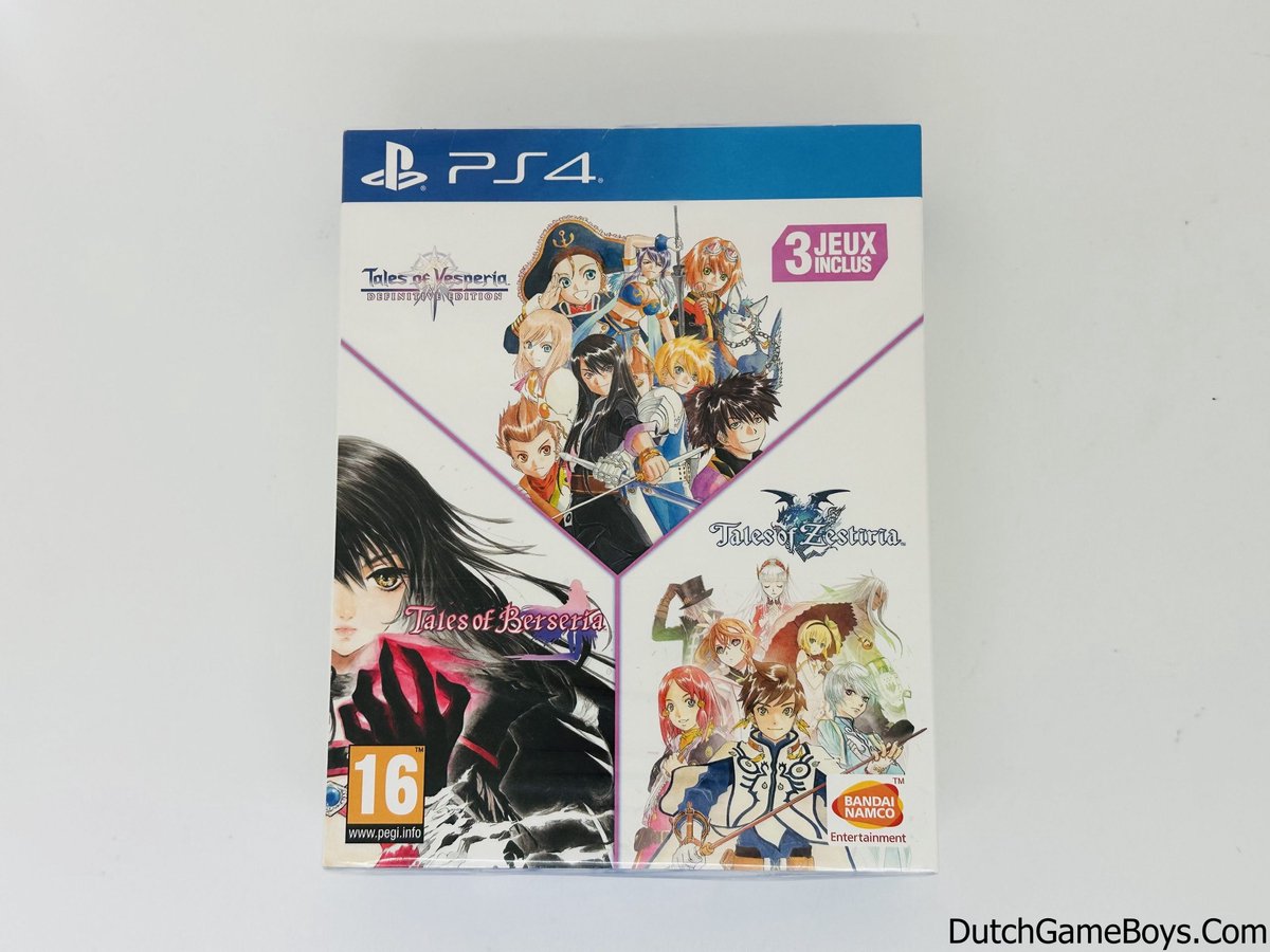 Playstation 4 / PS4 - Tales of Zestiria + Tales of Berseria + Tales of Vesperia Definitive Edition - New & Sealed