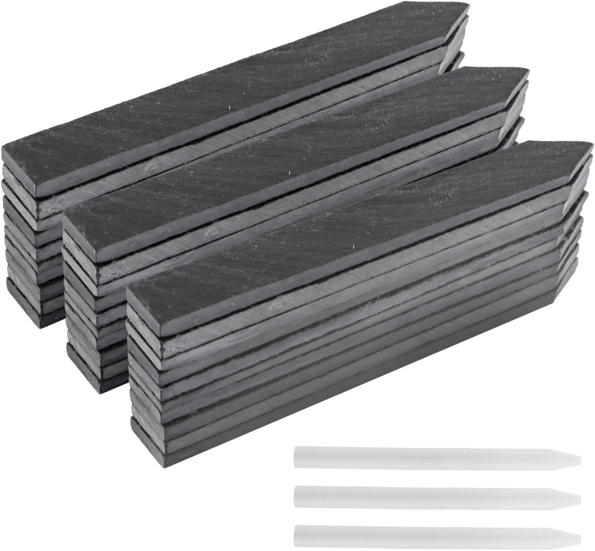 Set van 30 weerbestendige kruidenplaten van 15 x 2 cm voor plantenlabels, tuinborden en kruidenstekken