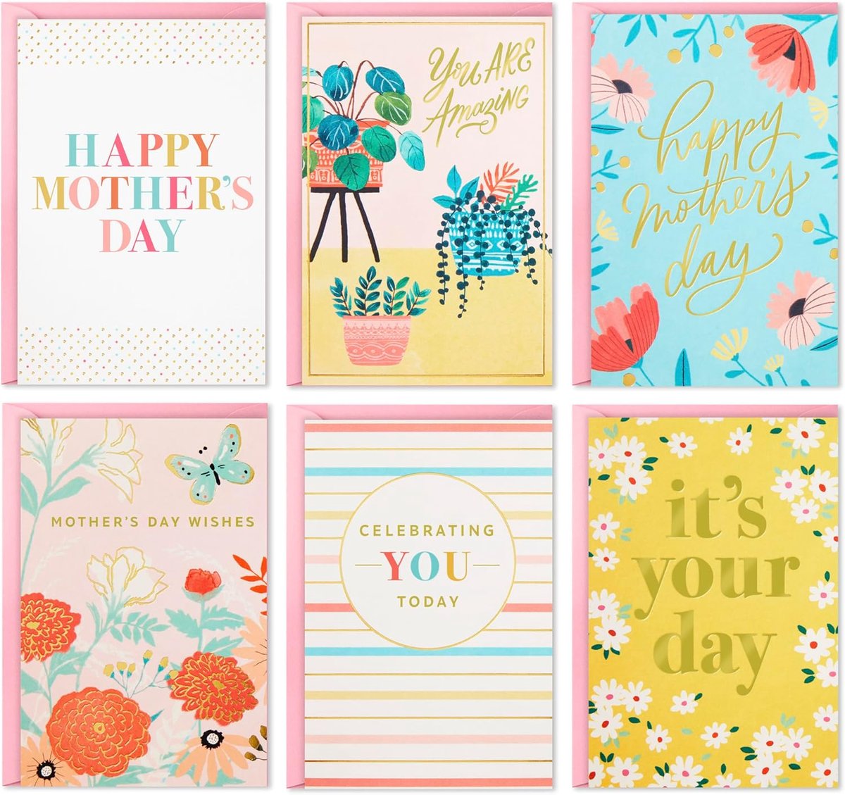 36 Kaarten met Enveloppen - Kaart Wenskaart - Moederdag Wenskaart - Moederdagkaart - Moederdagkaarten-Assortiment - 4 Inch X 6 Inch - Moederdag Cadeautje - Moederdag Kaart - Moederdag Cadeau voor Mama