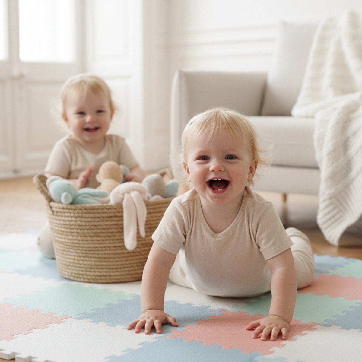 Van dag Één: 36-delige Baby Puzzel Speelmat - 30x30 EVA Schuim Kruipmat Vloermat Speeltapijt Kind