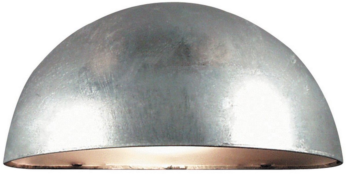 Nordlux Scorpius Wandlamp Buiten - E14 - IP23 - Verzinkt Zilver