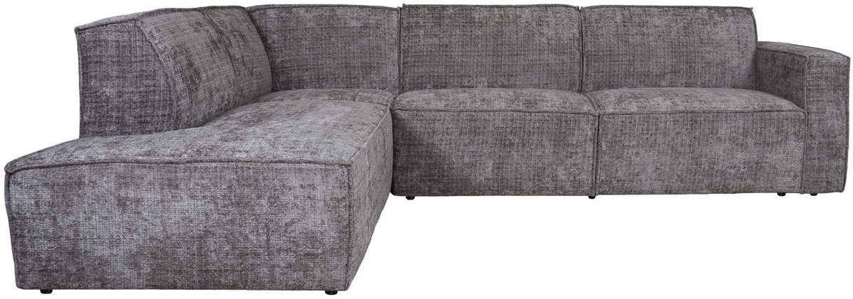 Hoekbank Kick Cremona Taupe 24 - Links - Moderne Design Loungebank in Hotel Chique Stijl