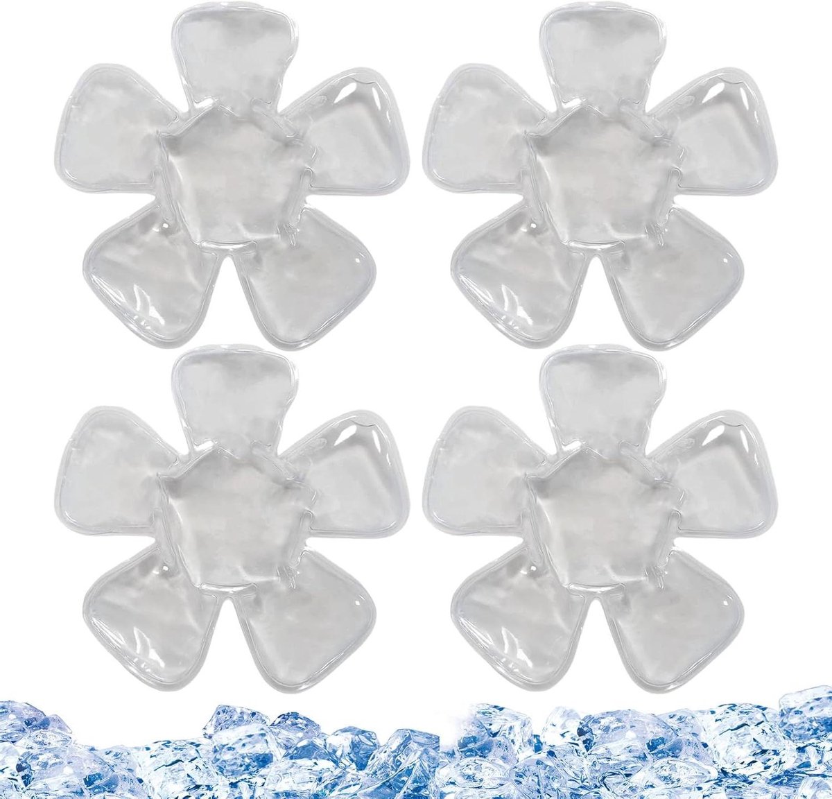 Hoofd Ice Pack - Koud Kompres Helm - Warmte Beheersen - Flexibele Gel Vulling - 18 x 18 cm - Blauw