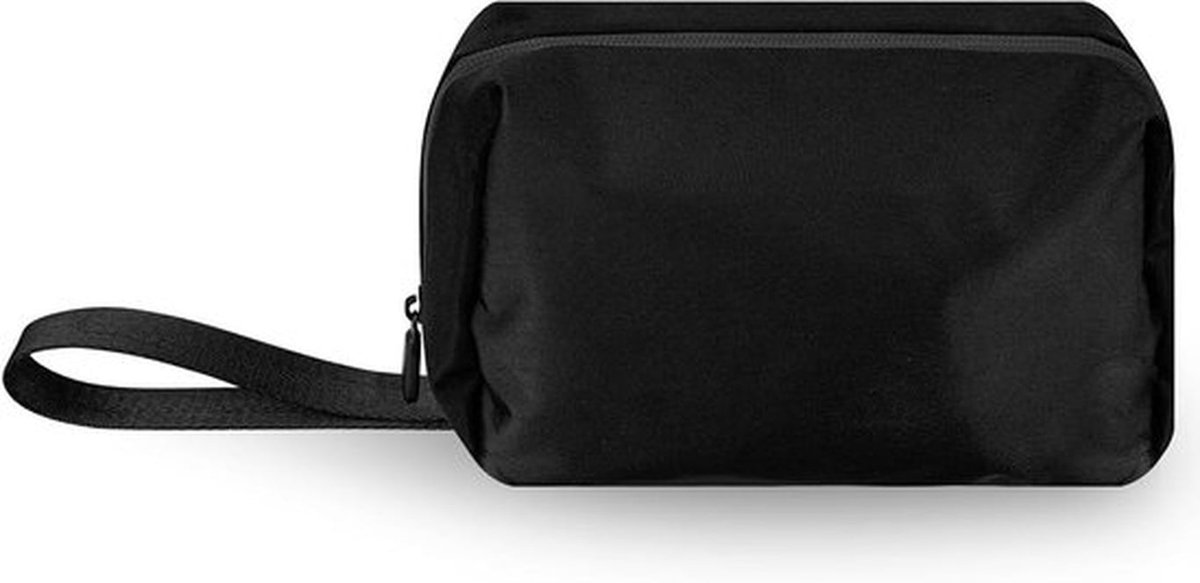 Toilettas voor heren - scheerapparaat organizer - draagbaar - waterdicht - baardtrimmer opbergtas - trimmeraccessoires - geschikt voor heren - zwart, Zwart.