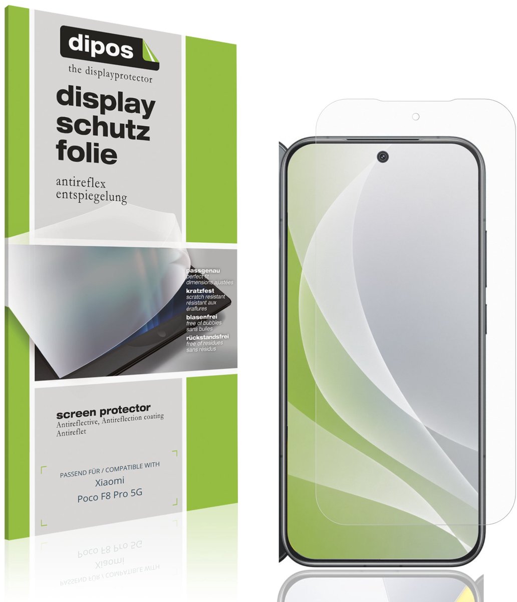 dipos – 4x Matte Beschermfolie geschikt voor Xiaomi Poco F8 Pro 5G | Krasbestendige & antireflecterende Screenprotector Ultra-Thin