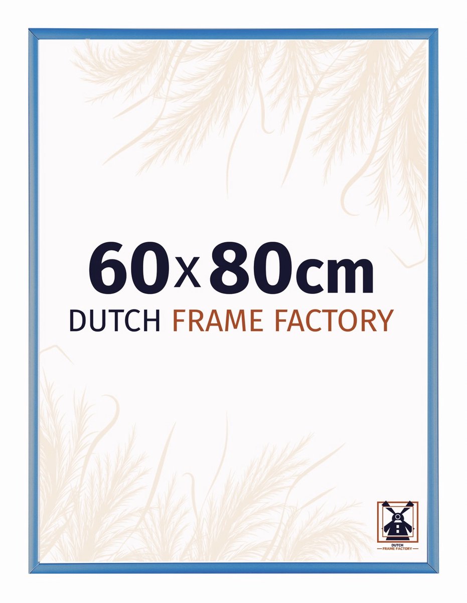 Fotolijst 60x80 cm - Aluminium - Staal Blauw - Kampen