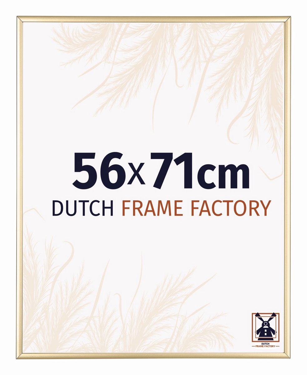Dutch Frame Factory Fotolijst 56x71 cm - Aluminium - Goud - Kampen