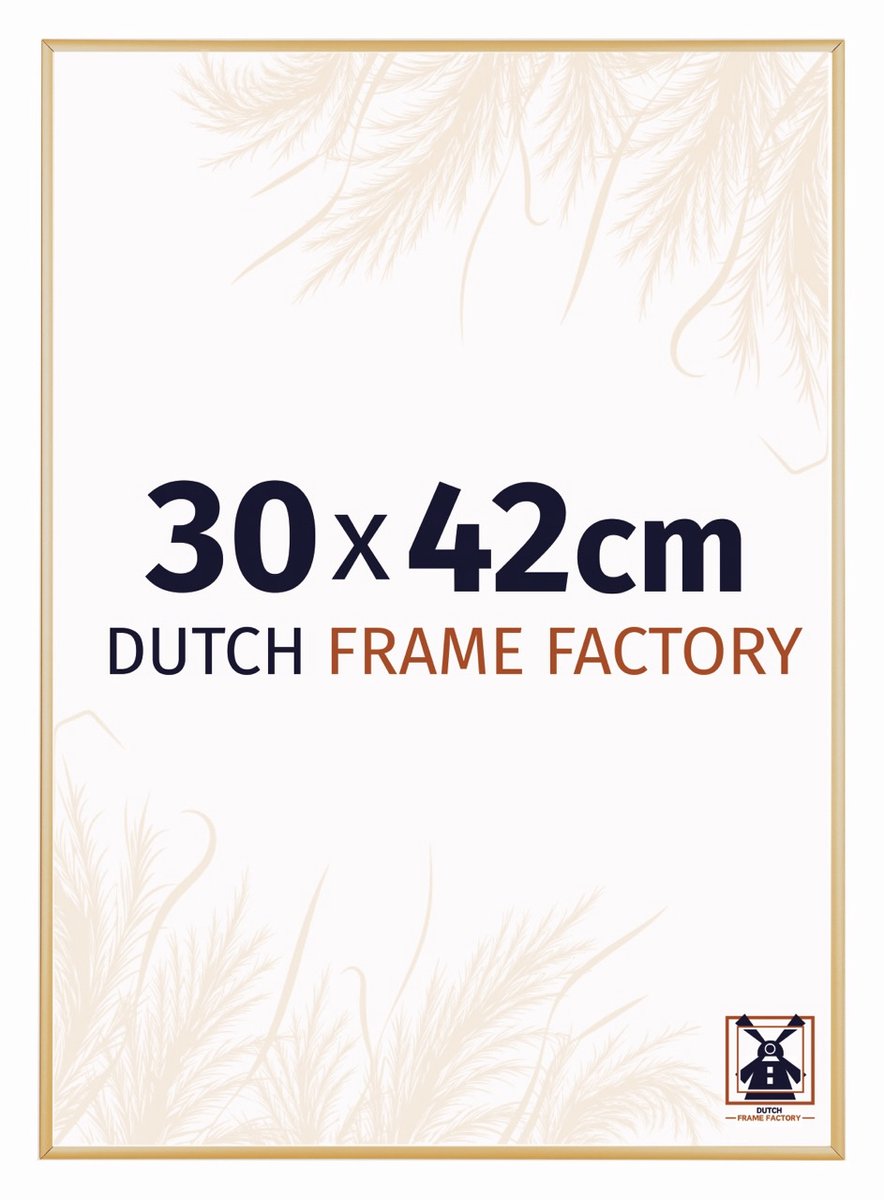 Dutch Frame Factory Fotolijst 30x42 cm - Aluminium - Goud Vintage - Kampen