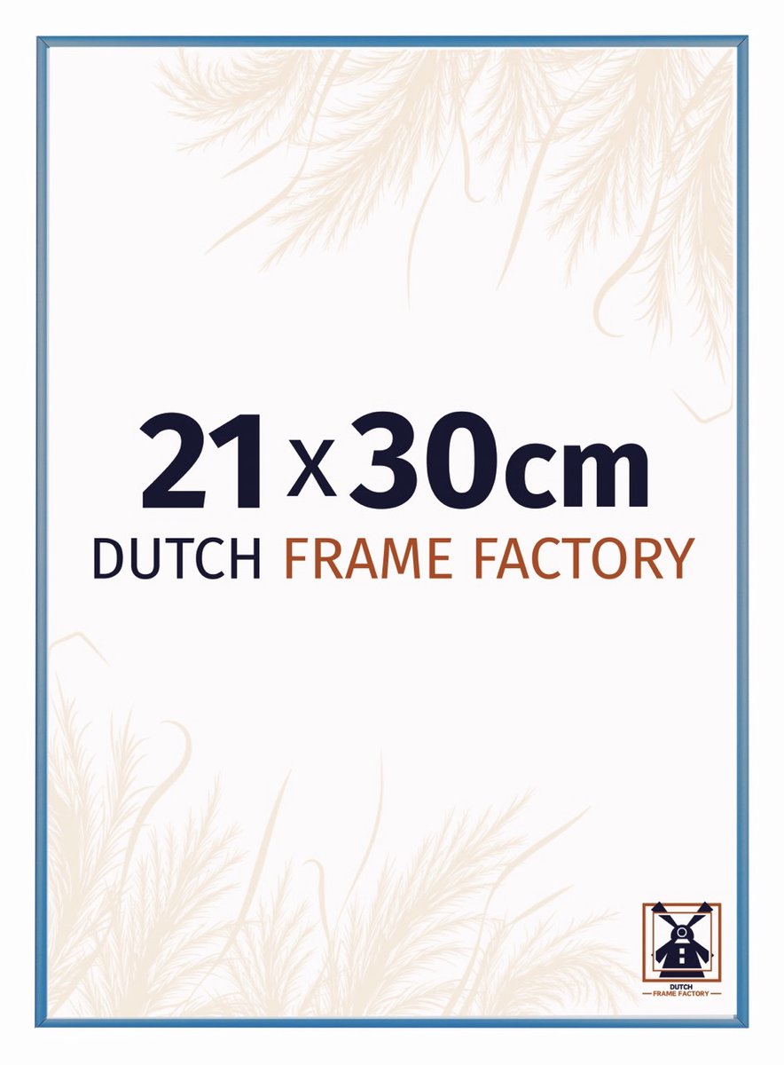 Fotolijst 21x30 cm - Aluminium - Staal Blauw - Kampen