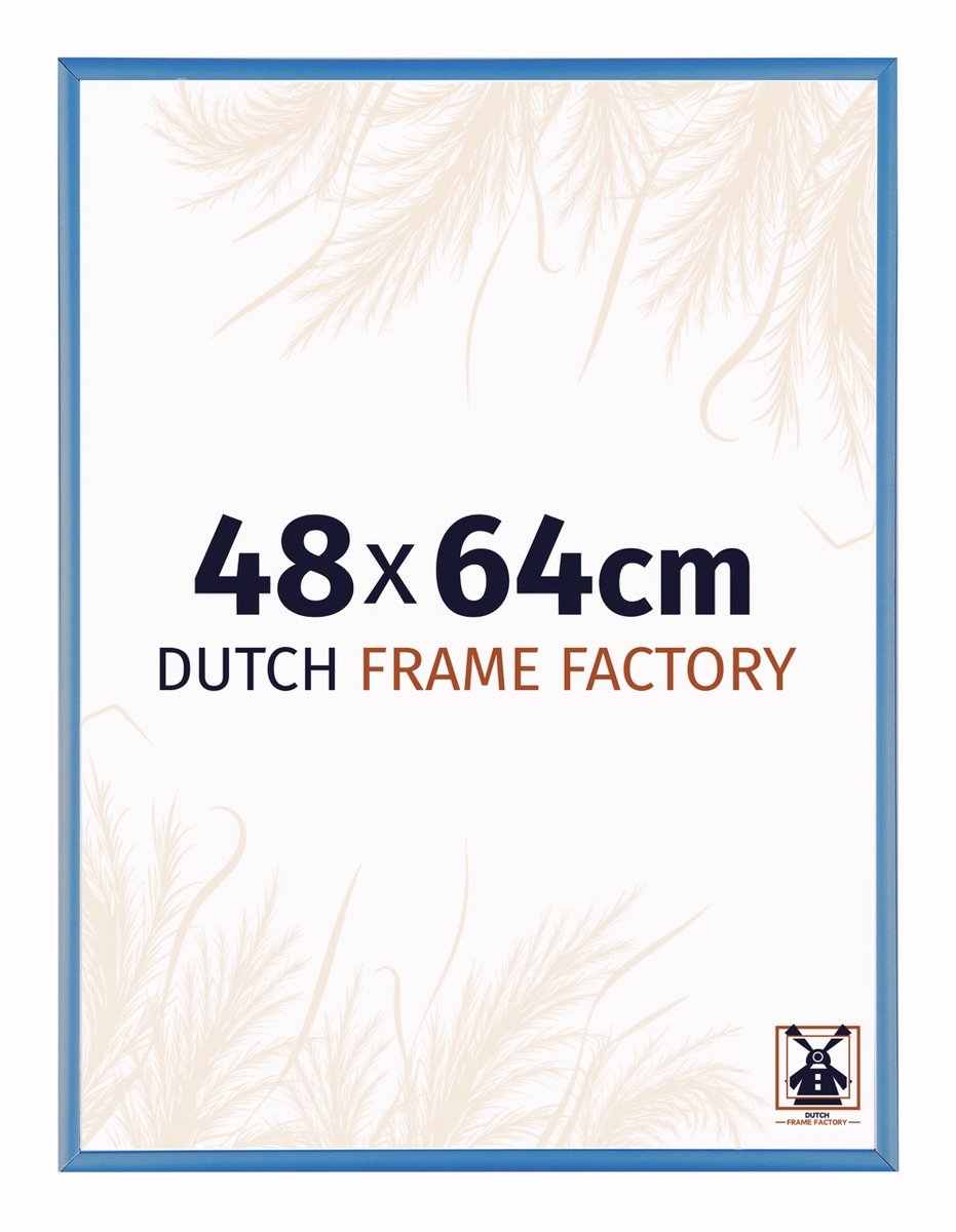 Fotolijst 48x64 cm - Aluminium - Staal Blauw - Kampen