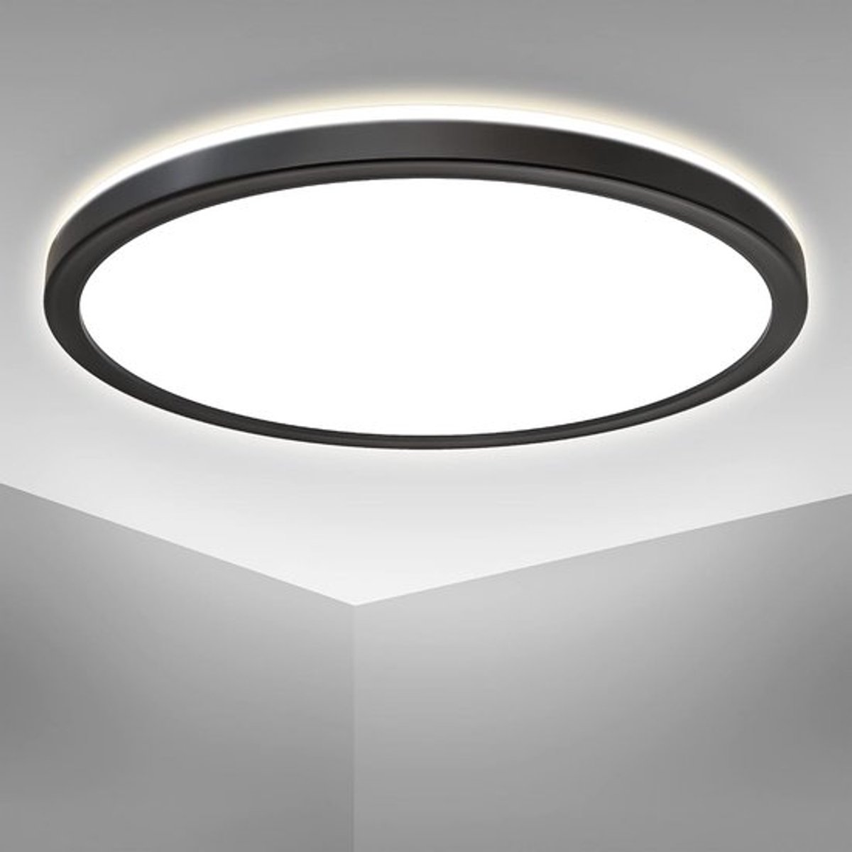 LED Plafondlamp Ø29,3 cm - 18W, 2400 Lumen, Neutraal Wit, Eenvoudige Montage