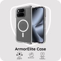 ArmorElite Case, transparante hoes met versterkte randen en valbescherming.