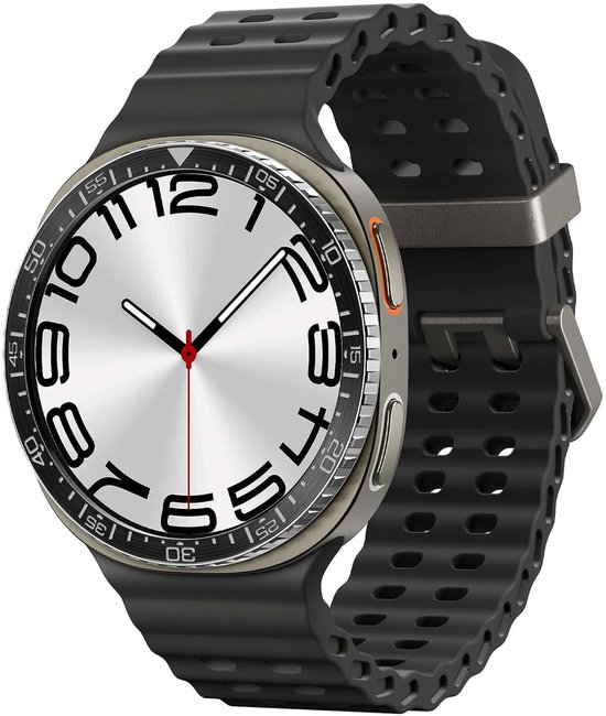 Spigen Randbeschermer Geschikt voor Samsung Galaxy Watch 8 44MM - Bezel Ring - Zwart