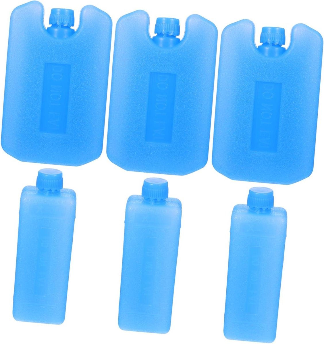 Koelelementen - Koelblokken - Koelbox Vullen - Herbruikbaar - 6 Stuks - Blauw