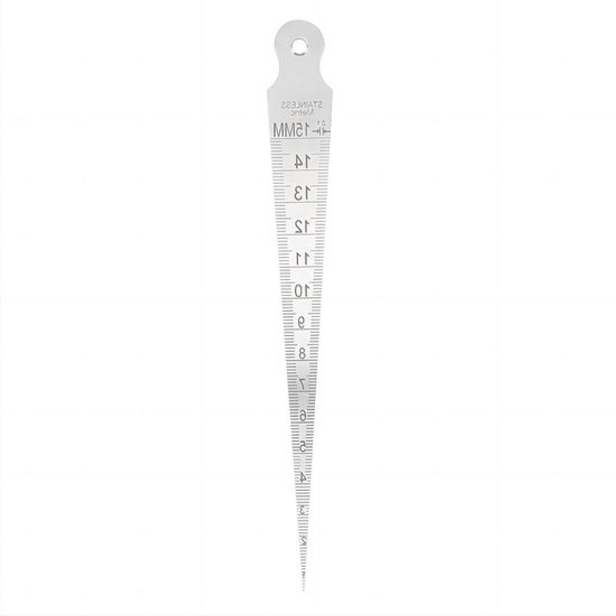 RVS Lasser Inspectie Taper Gauge 1-15mm - Meetgereedschap voor Lassen
