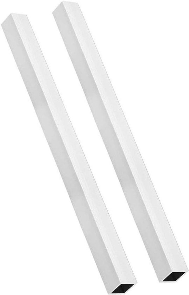 Vierkante Aluminium Buis - 6063 - Dunwandig - 20x20x1.2mm - 300mm Lengte - Naadloos - Recht - Pijp - Industrie Thuis DIY Ambachten - Geschikt voor Thuisgebruik - Zilverkleurig