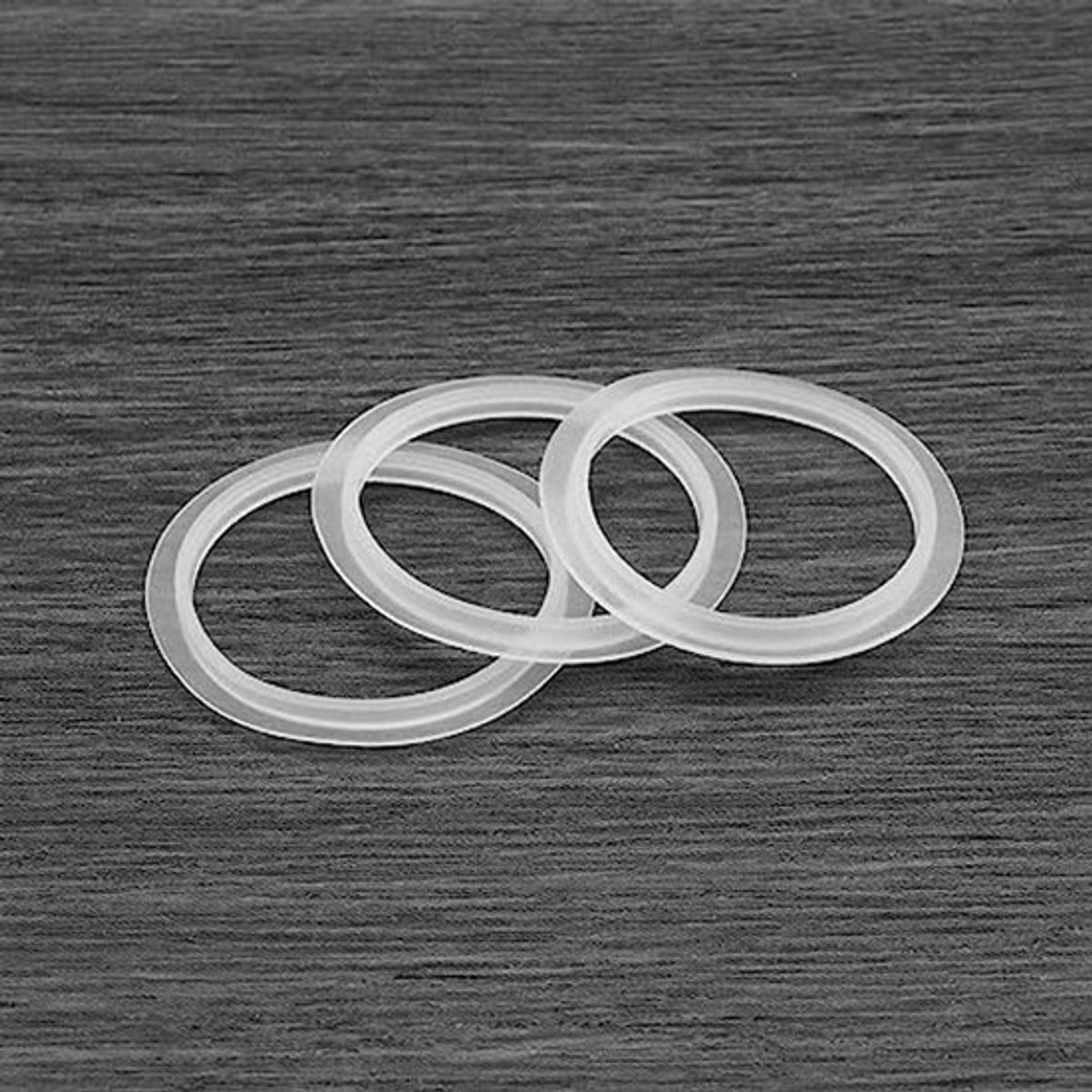 10 O-ringen voor badkamerstop, transparante siliconen afdichting, afvalbak voor gootsteenafvoerstop, wastafelstop 34 mm binnendiameter 43 mm buitendiameter