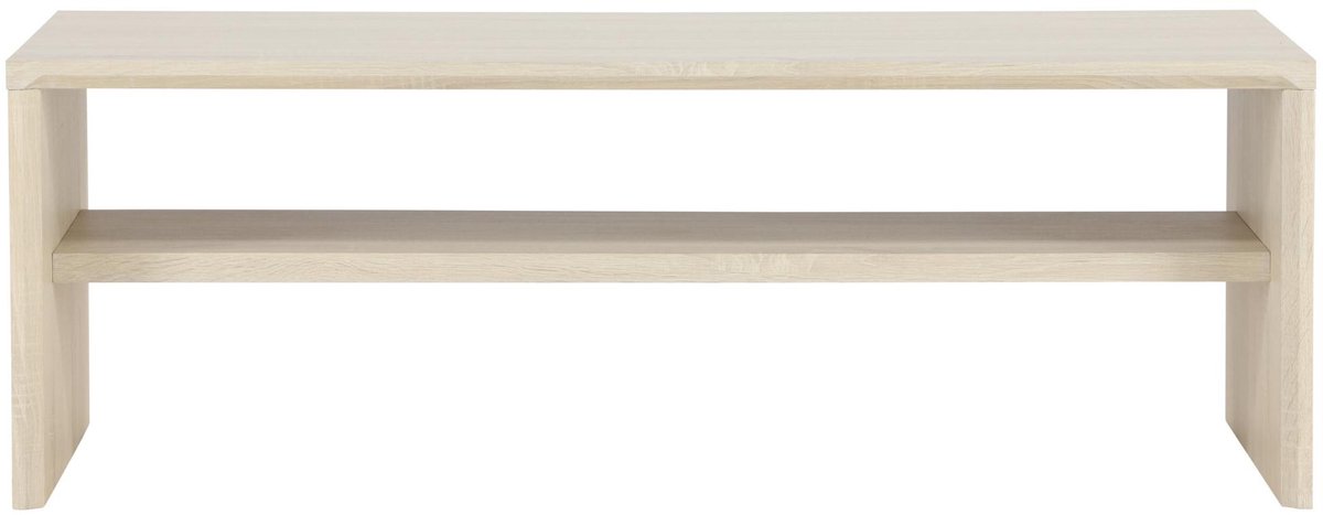 Telemarket salontafel 1 plank whitewash.