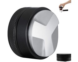 Koffieverdeler met 4 bladen – Koffieverdeler – Koffietamper – Koffiepoederverdeler – Koffiebed-egaliseerder – Gereedschap voor het egaliseren van koffie – Antislip – 51 mm