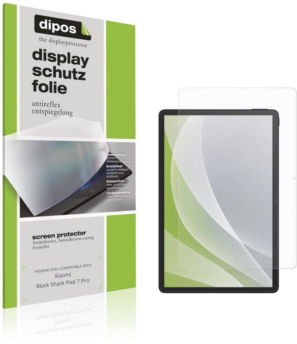 dipos – 2x Matte Beschermfolie geschikt voor Xiaomi Black Shark Pad 7 Pro | Krasbestendige & antireflecterende Screenprotector Ultra-Thin