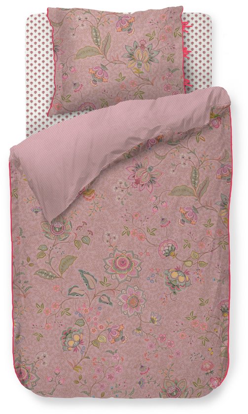 Pip Studio Mumbai Morning kussensloop - Roze - 60 x 70 cm